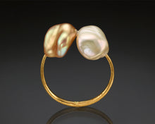 Load image into Gallery viewer, &quot;Sync&quot;- Keshi Baroque Open Ring.