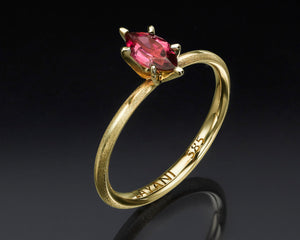 "Or-Tal"- Tourmaline Engagement Ring.