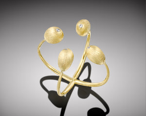 "Crown of Thorns" - Open-shaped gold ring