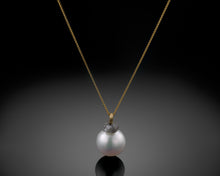 Load image into Gallery viewer, &quot;Earth&quot;- Raw Diamond &amp; Pearl Necklace.