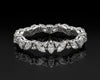 Celestial Symphony – 18K White Gold Diamond Eternity Ring