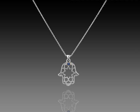 Celestial Hamsa Pendant
