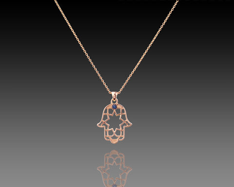 Celestial Hamsa Pendant
