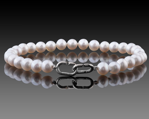 Eternal Harmony – White Pearl Bracelet