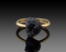 Comet - Grey Rough Diamond Gold Ring