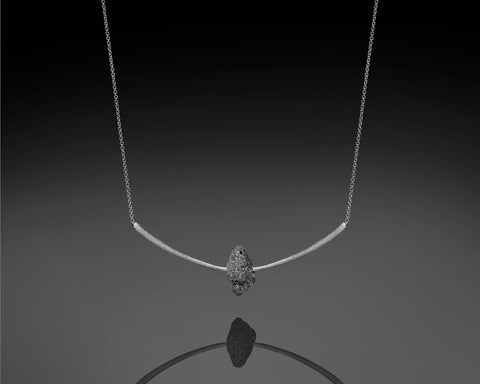 Archery- Arc Diamond Necklace