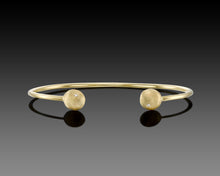 Load image into Gallery viewer, &quot;Yellow-tail&quot;- Nuggets Diamond Bangle.