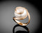 Infinity - Spiral Gold Bouton Pearl Ring