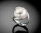 Infinity - Spiral Gold Bouton Pearl Ring