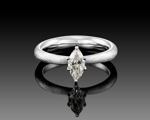 Nelli - Marquise Diamond Engagement Ring