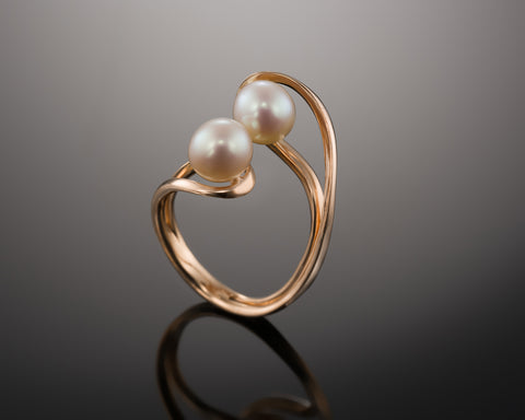 Unity - Twin Pearl Ring