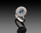 Vered  - Sapphire & Diamonds Halo Ring