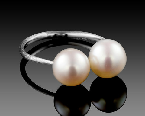 Haumea Open Pearl Ring