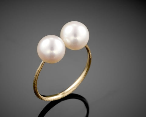 Haumea Open Pearl Ring