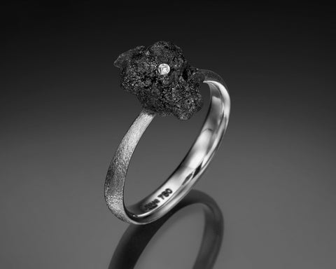 Comet - Rough Diamond Gold Ring