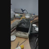 The pebble ring on the workbench during the setting work