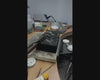 The pebble ring on the workbench during the setting work