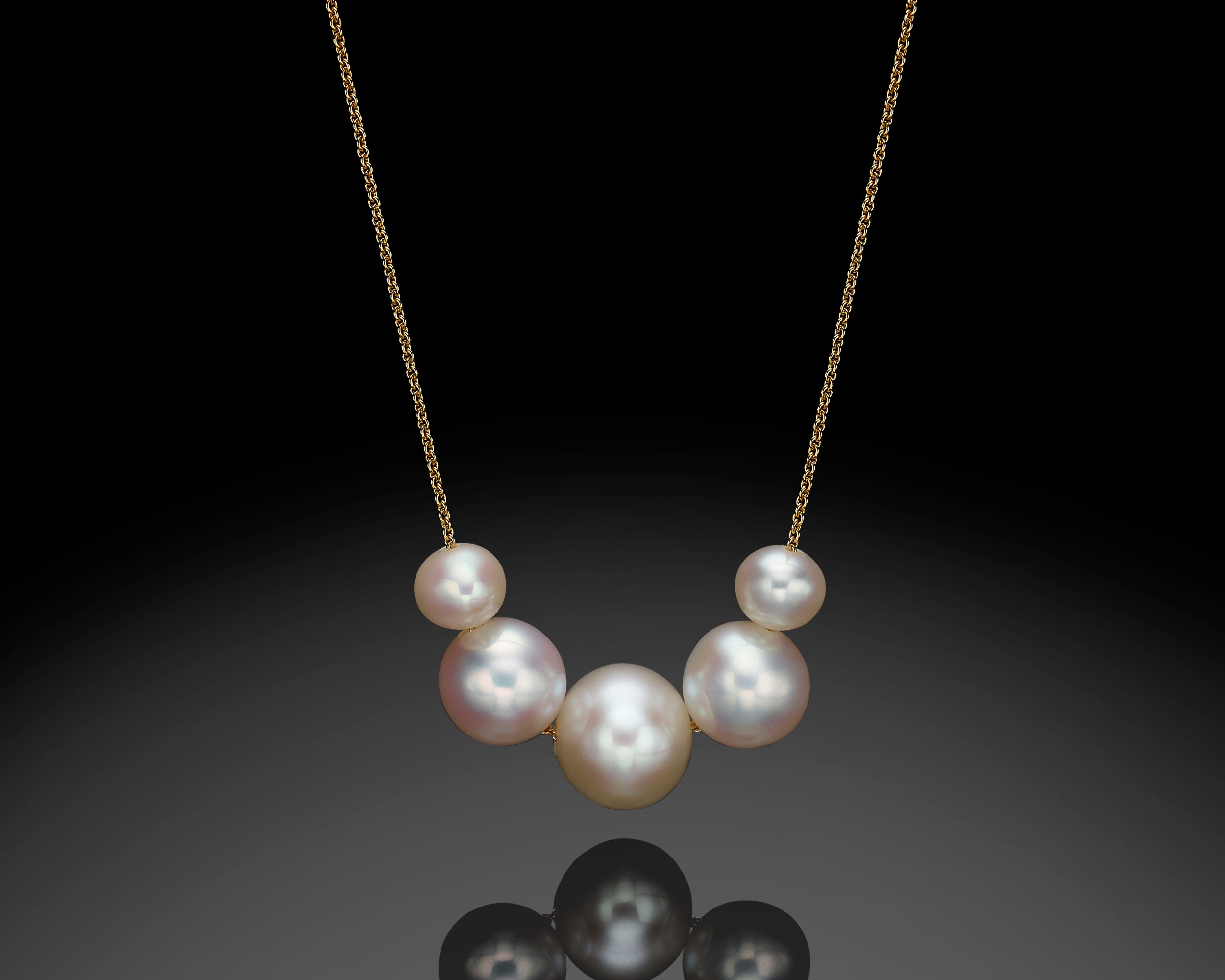 ネックレス・ペンダント LAZY DAWN pearl necklace Quintuple - Cocktail Pearl Necklace– LAYANI Fine Jewelry