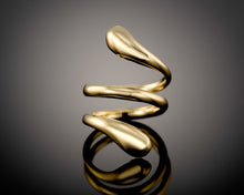 Load image into Gallery viewer, &quot;Spiral&quot;- Solid Gold Ring.