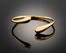 Load image into Gallery viewer, &quot;Rattlesnake&quot;- Gold Solid Bangle.