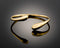 Rattlesnake - Gold Solid Bangle