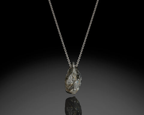 Gravity- Grey Rough Diamond Pendant