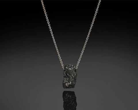 Gravity- Grey Rough Diamond Pendant