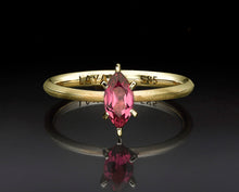 Load image into Gallery viewer, &quot;Or-Tal&quot;- Tourmaline Engagement Ring.