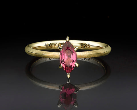 Ortal - Tourmaline Engagement Ring