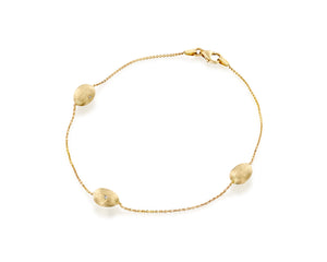 "Pyrosome" - Gold Nuggets Soft Bracelet