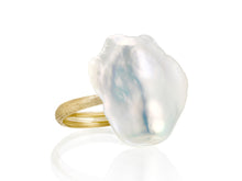 Load image into Gallery viewer, &quot;Juno&quot;- Keshi Pearl, Solitaire Ring.