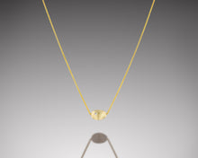 Load image into Gallery viewer, &quot;Bryozoa&quot;- Floating Gold Necklace.