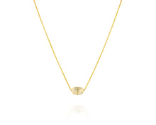 Load image into Gallery viewer, &quot;Bryozoa&quot;- Floating Gold Necklace.