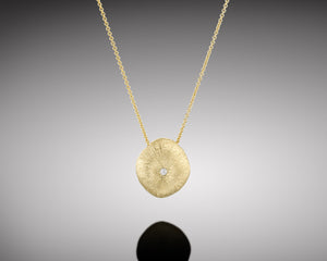 "Arthropod"- Gold Nugget Necklace.
