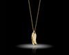 Wild Condor - Gold Feather Necklace