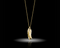 Wild Condor - Two Gold Feather Necklace