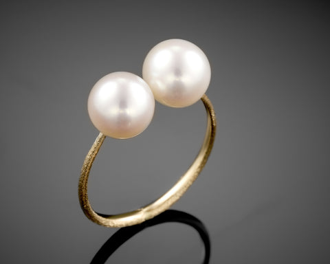 Haumea - Open Pearls Ring