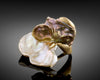 Orchid -  Keshi Pearls Petal Ring