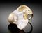 Wave - Keshi Baroque Pearl Ring