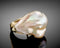 Whale - Pink Keshi Baroque Pearl Ring