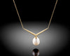 Fly - V Shaped Pearl Necklace